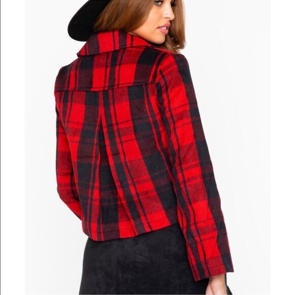 NWT Jack BB Dakota out of the woods plaid jacket sz small - Picture 5 of 9